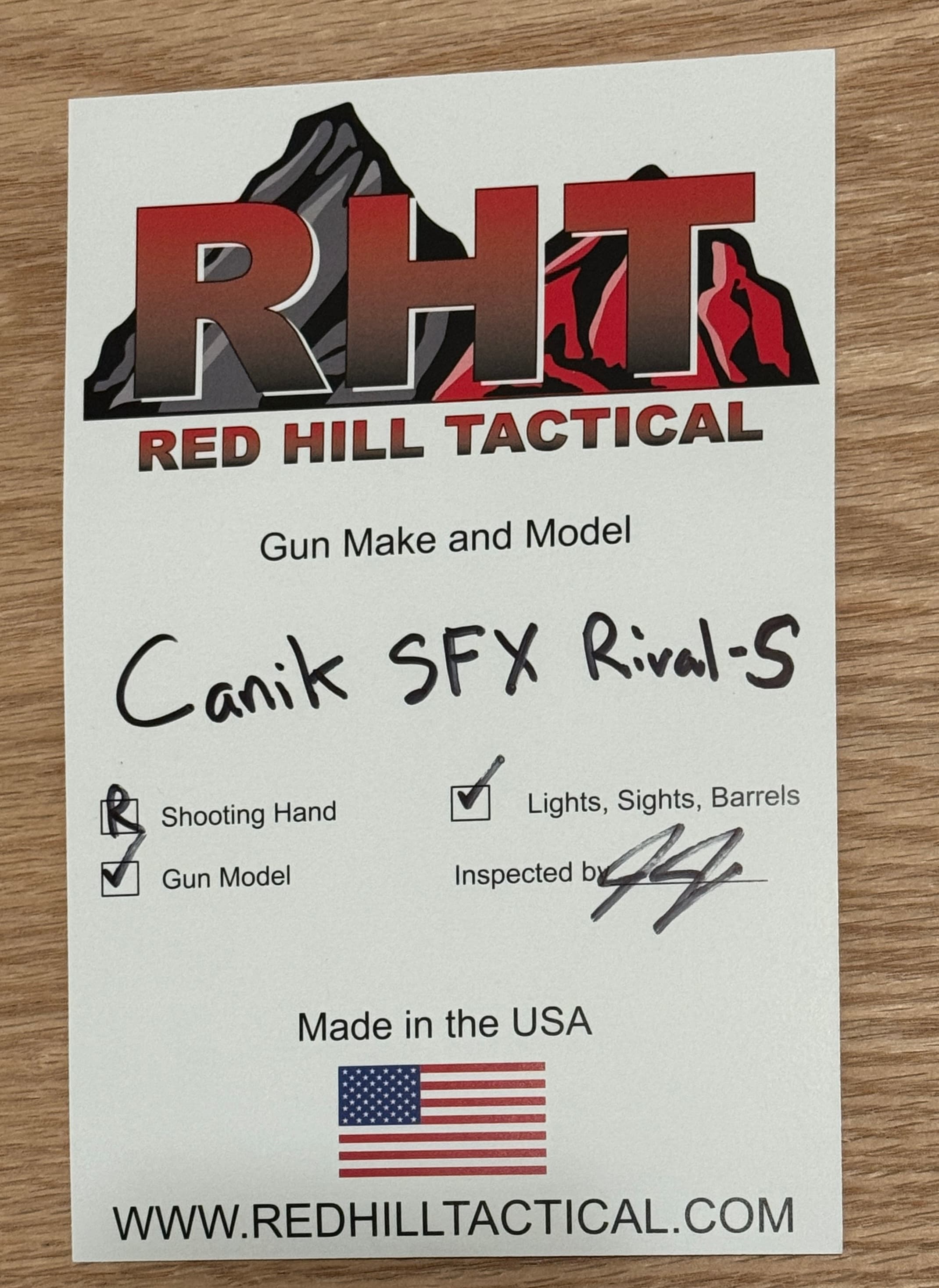 Red Hill Tactical Carbon Fiber OWB Holster for Canik Rival-S