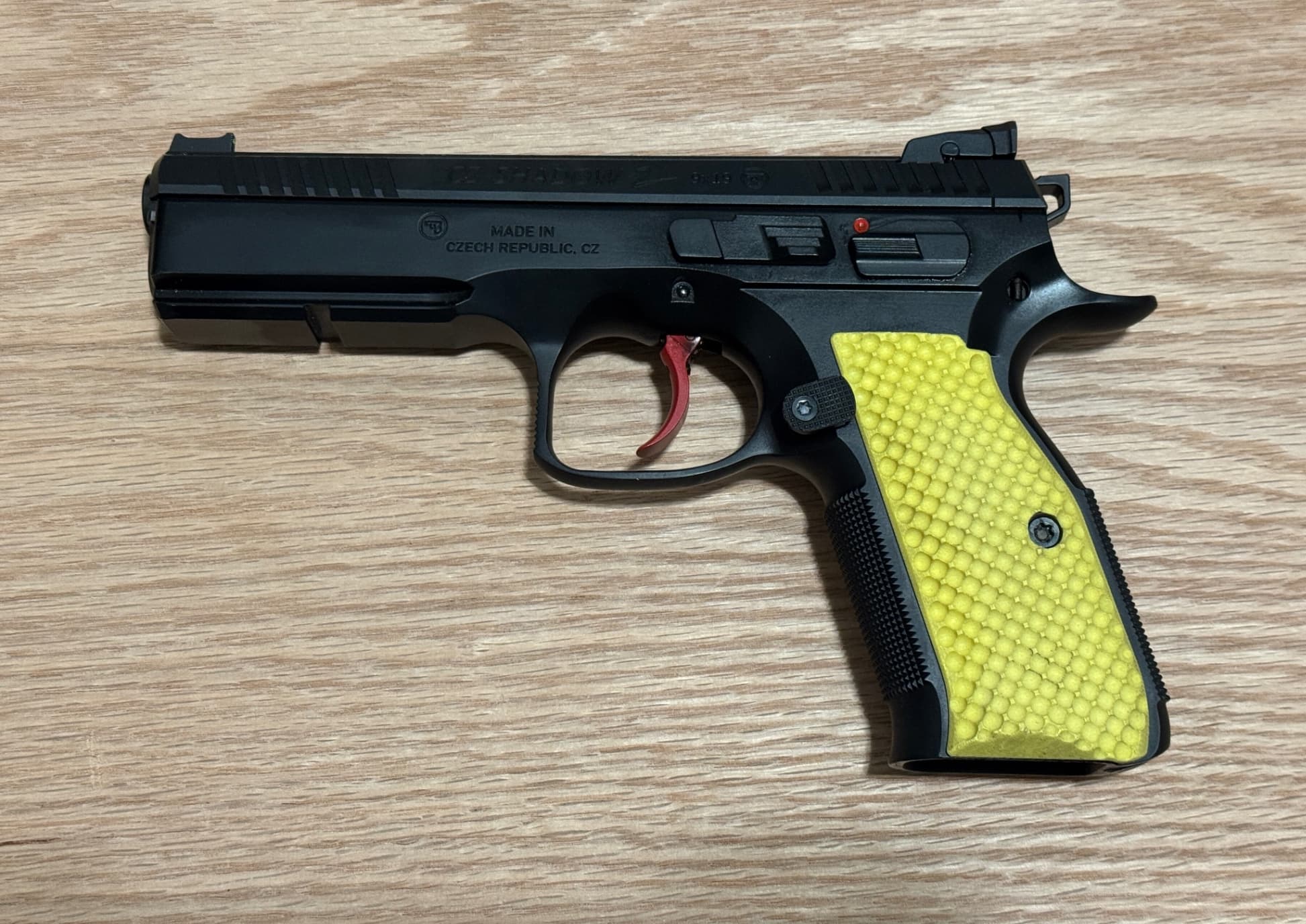 Fully Cajunized CZ Shadow 2 9mm Competition Pistol w/ Lok palm swell bogies - Photo 1